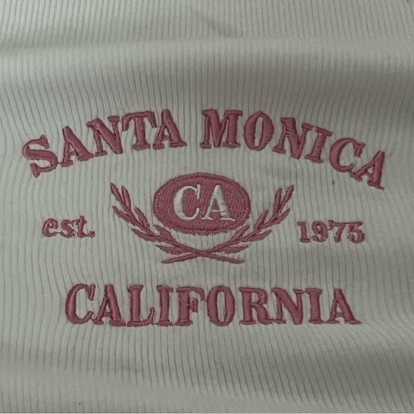 Garage Santa Monica Pink Crop Top - Picture 2 of 3